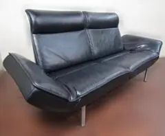 de Sedeデセデ黒総革可動2人掛けソファ DS-450 - メルカリ