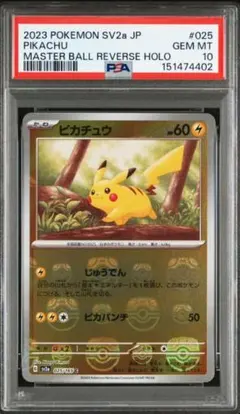 2026年最新】151 ピカチュウ マスターボール psaの人気アイテム - メルカリ