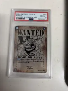 2026年最新】手配書 バギー psa10の人気アイテム - メルカリ