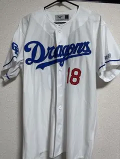 新品未使用 中日ドラゴンズ 石伊雄太 ホーム用レプリカユニフォーム L
