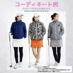 ゴルフウェアレディース まとめ売り7点 Lサイズ adidas他 中綿/ボア