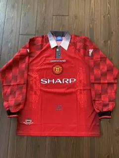 98-00 マンチェスターユナイテッド ホーム 長袖ユニフォーム XL - メルカリ