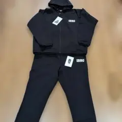 SBMG】ドリブンスウェット セットアップ ジョガーパンツ LL ブラック