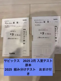 2026年最新】Sapix 入室テスト 新1年の人気アイテム - メルカリ