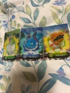 ポケモン図鑑カード ラルトス マリルリ ナックラー ポケットモンスター