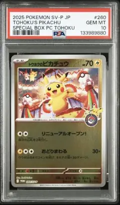 2026年最新】トウホクのピカチュウ psa10の人気アイテム - メルカリ