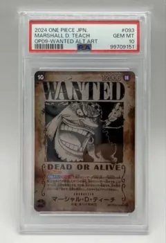 2026年最新】ティーチ 手配書 psa10の人気アイテム - メルカリ
