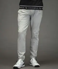 LUXEAKMPLUS スリムフィット グレー パンツ Lサイズ 在庫SALE - メルカリ