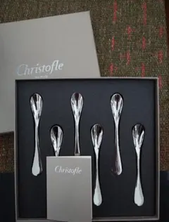 希少 極美品 クリストフル ポートロイヤル アイスクリームスプーン 6点
