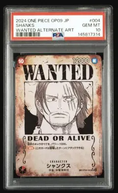 2026年最新】シャンクス psa10の人気アイテム - メルカリ