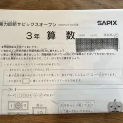 2026年最新】サピックスオープン 3年の人気アイテム - メルカリ