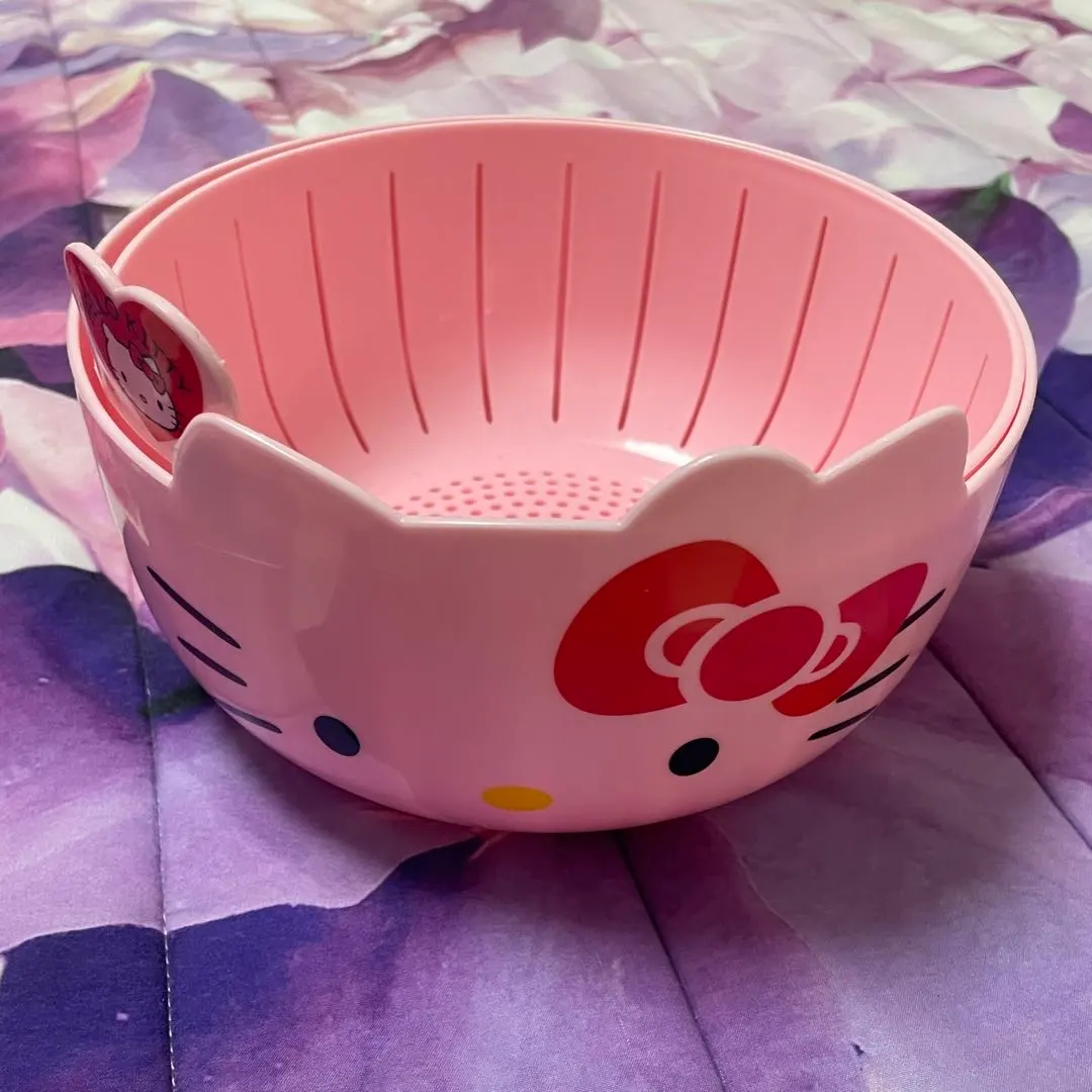 いちごキティ ザル ボウル キティ お玉 へら 泡立て器 レトロ 当時物 レア