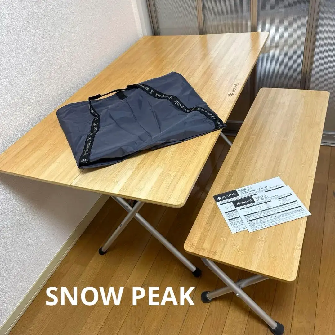 2026年最新】スノーピーク snowpeak ワンアクションテーブルロング竹の