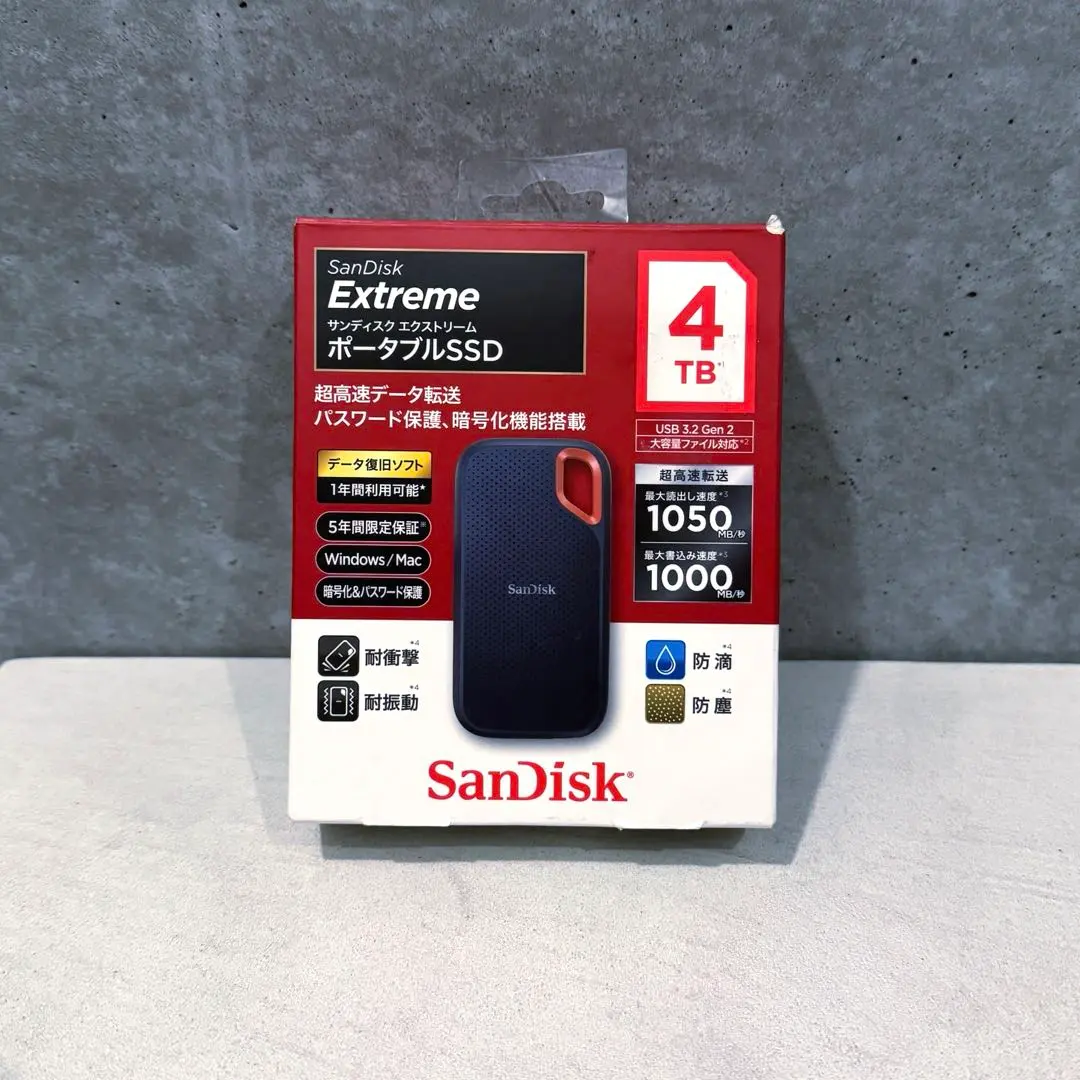 2026年最新】sandisk extreme pro ポータブルssd 4tbの人気アイテム