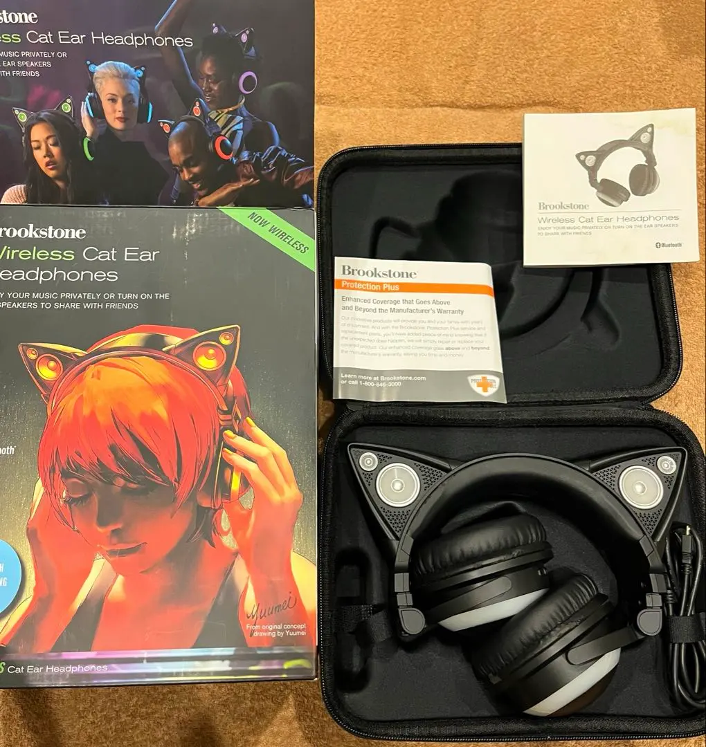 2026年最新】brookstone 猫耳ヘッドホンの人気アイテム - メルカリ