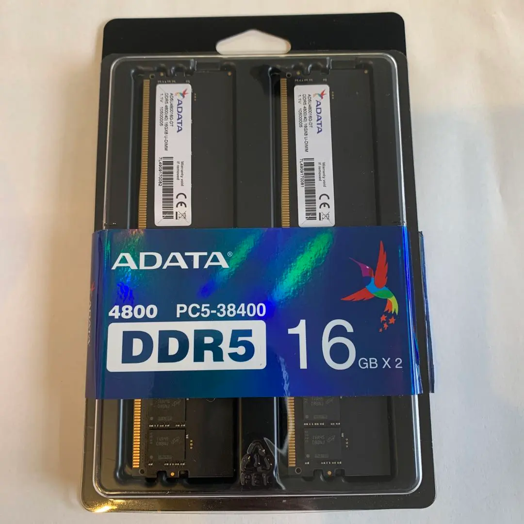 2026年最新】ADATA デスクトップPC用メモリ PC5-38400 (DDR5-4800)対応