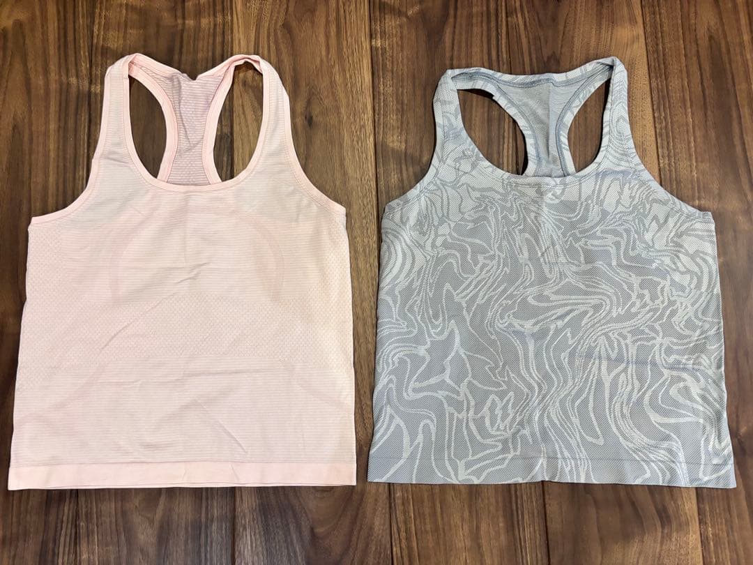 メッシュタンクトップ2枚セット（ピンク・グレー） adidas Tennisアディダス☆メルボルン タンクトップ (adidas