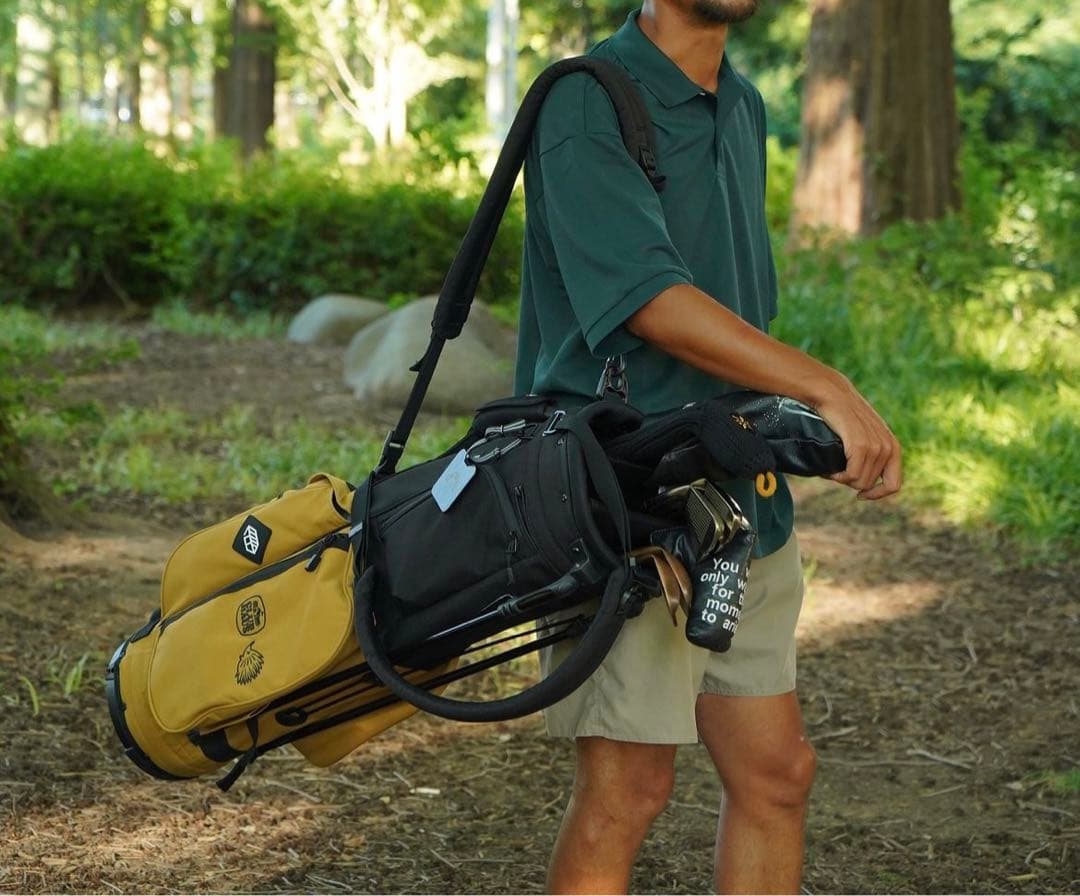 新品 クラブハウス clubhaus 限定コラボ ゴルフ キャディバッグ - メルカリ