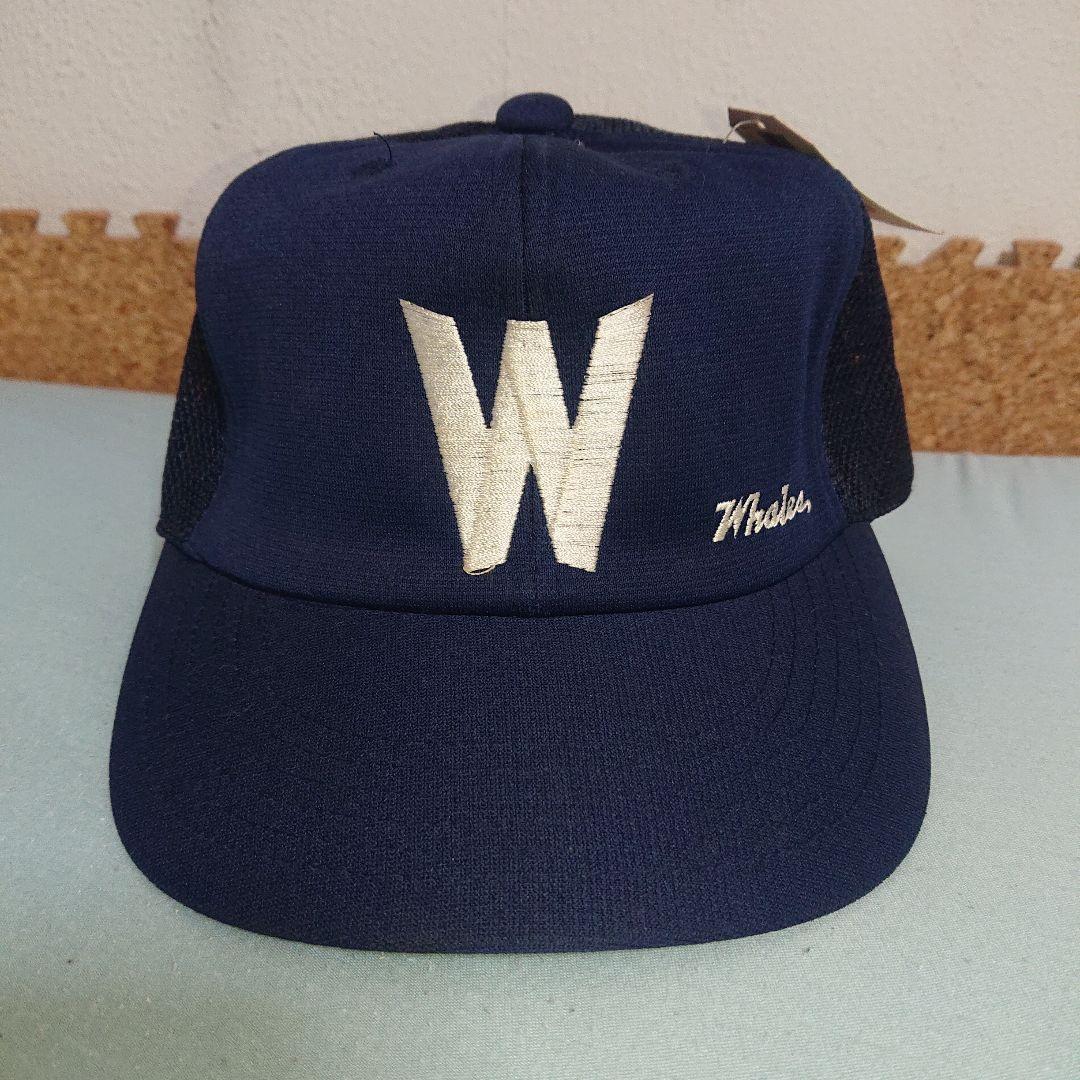 デッドストック！70-80s 横浜大洋ホエールズ メッシュキャップ サイズS