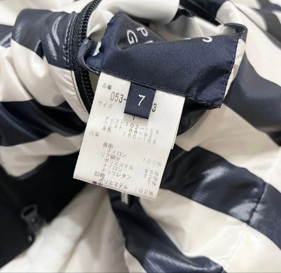 パーリーゲイツ 4WAY ボーダー柄リバーシブルジャケット 正規品 希少7