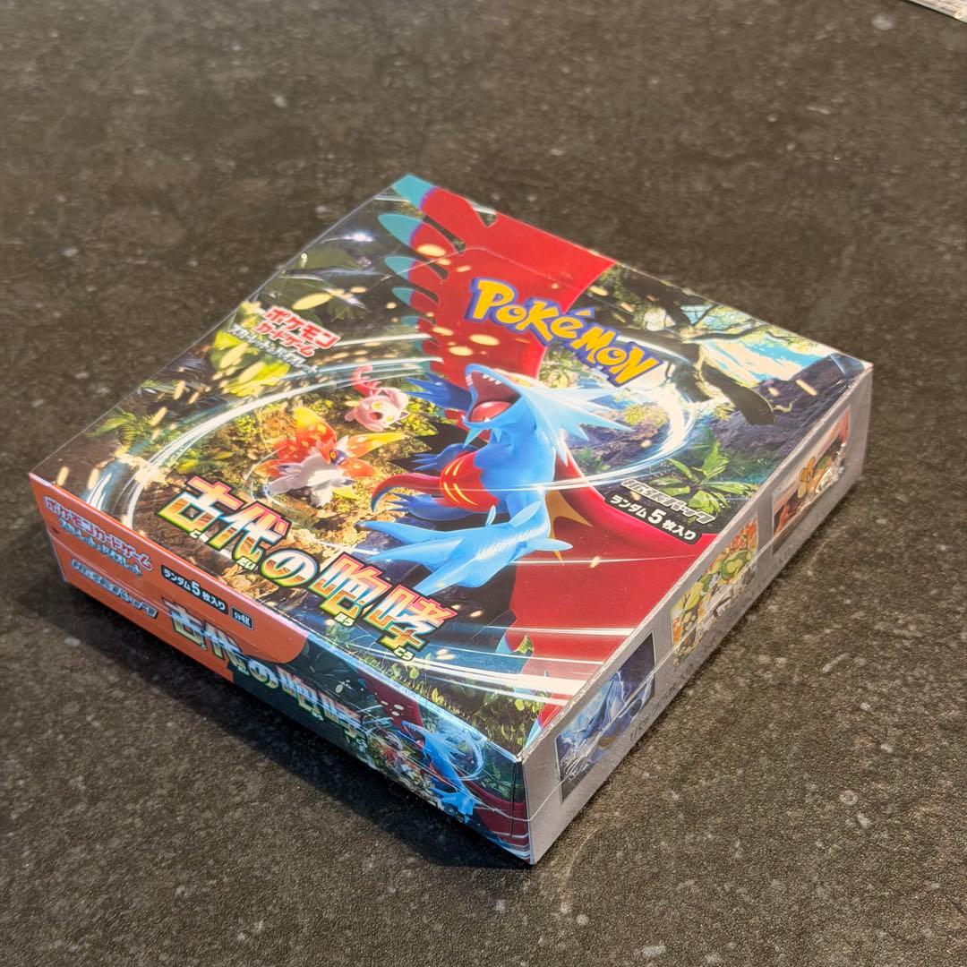 ④【新品未開封 シュリンク付き】 1box 古代の咆哮 ポケモンカード