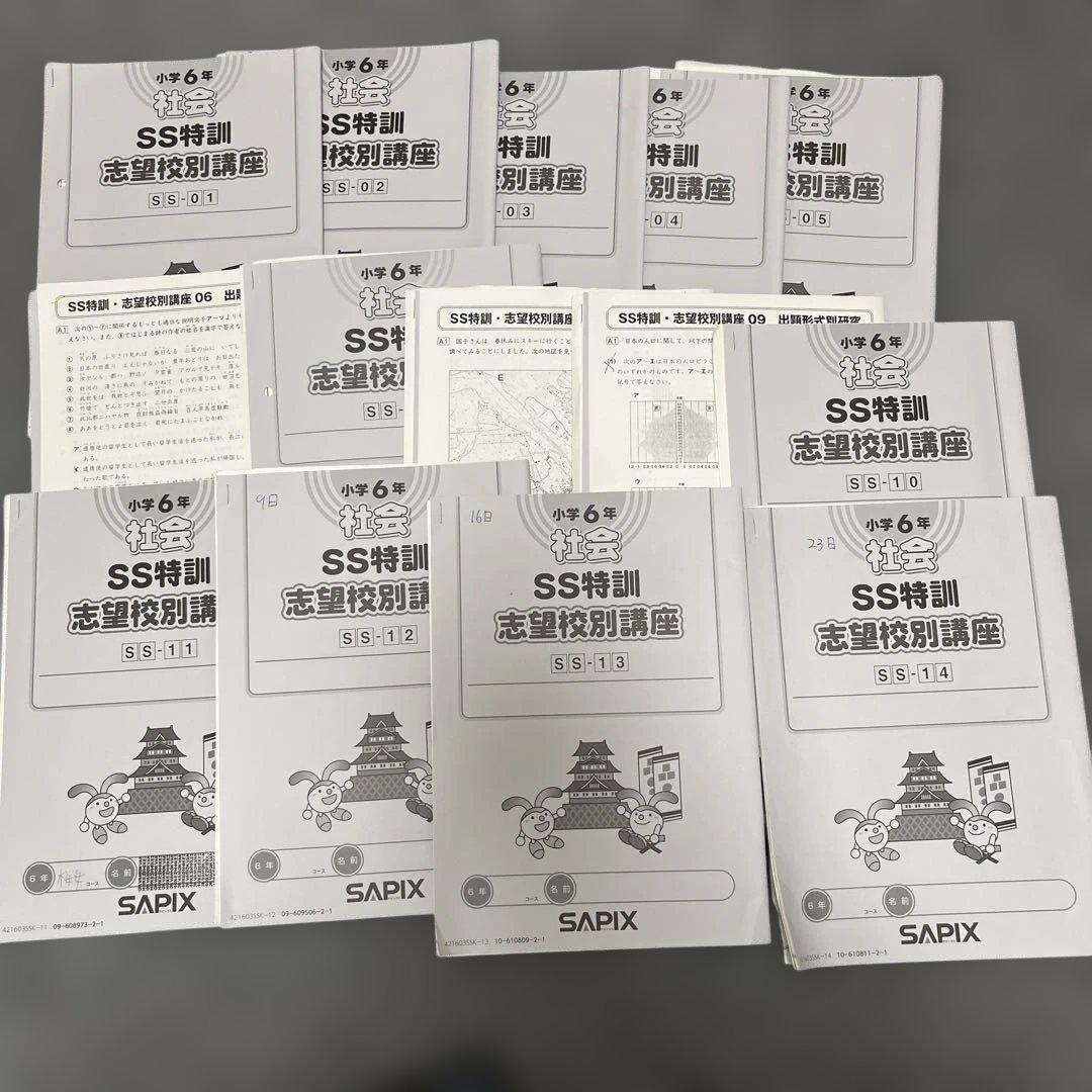 SS特訓 桜蔭クラス志望校別講座 全14巻 - メルカリ