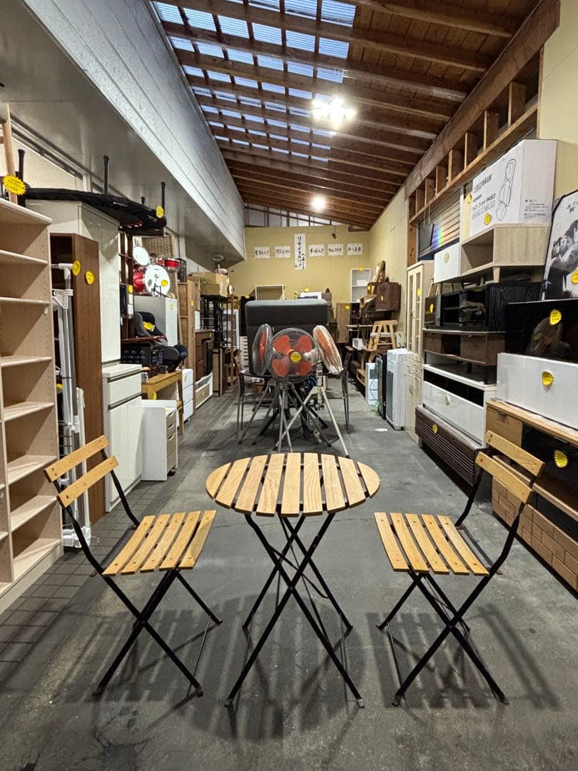 ガーデンテーブル&チェアセット 木目 ガーデンテーブル チェア 3点セット TOAST 木製 （ テーブル ガーデン