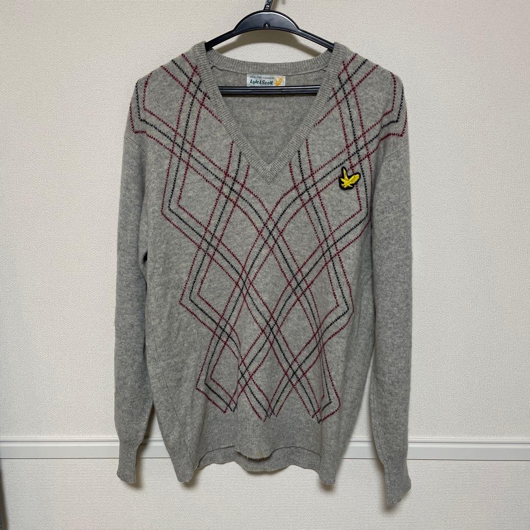 80's Lyle&Scottライル＆スコット カシミヤ ニット セーター 42 - メルカリ