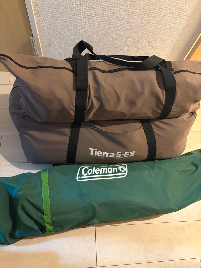 【引取りなら半額！】OGAWA Tierra5-EX 大型テント＋コールマン椅子 引取りなら半額！】OGAWA Tierra5-EX 大型テント＋コールマン椅子