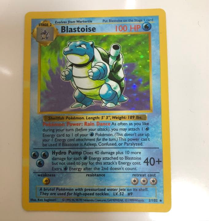 希少 ポケモンカード 旧裏 カメックス 英語版 シャドーレス - メルカリ