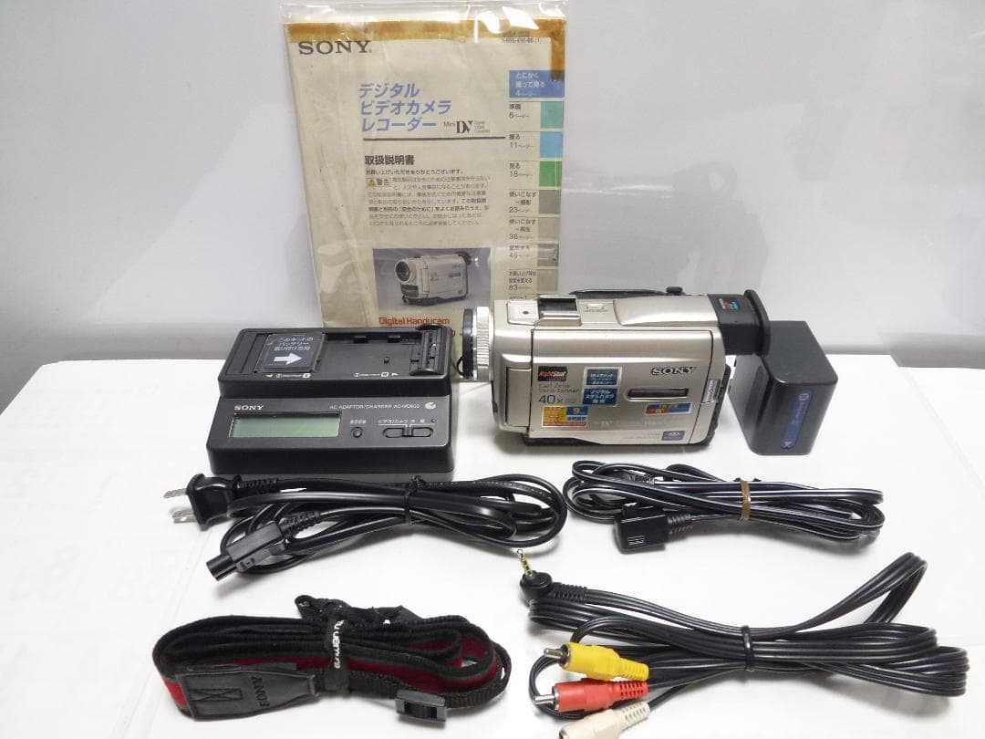 動作品 Mini DV　ソニーデジタルビデオカメラ　SONY DCR-TRV10 Amazon.co.jp: SONY ソニー DCR-TRV10 デジタルビデオカメラ MiniDV