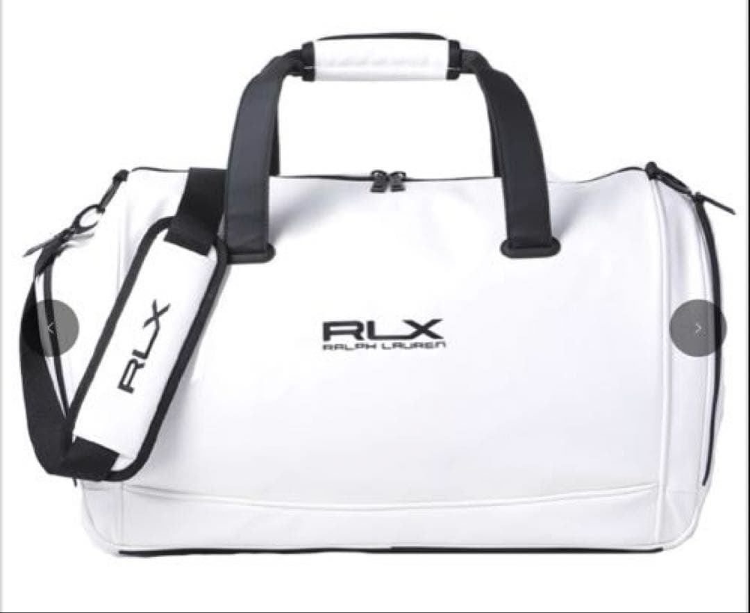 ラルフローレン (RLX)ゴルフボストンバック、ホワイト RLX エンブロイダリー ロゴ ゴルフ ボストン バッグ | POLO GOLF