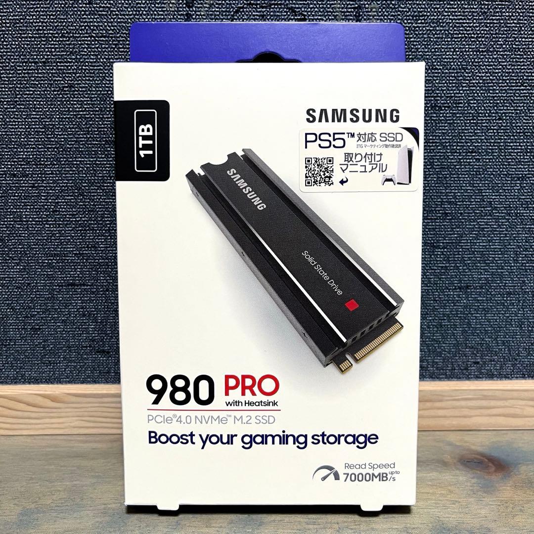 新品　SAMSUNG　SSD　980　PRO with Heatsink　1TB Amazon | Samsung 980 PRO ヒートシンクモデル 1TB ソリッドステート
