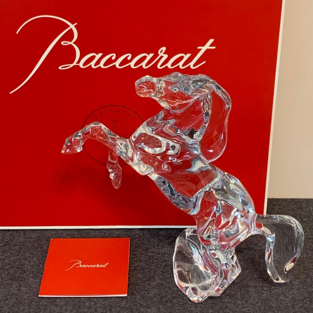 ⭐️mint0329様専用⭐️未使用品⭐️バカラ⭐️馬の彫刻⭐️クリスタル