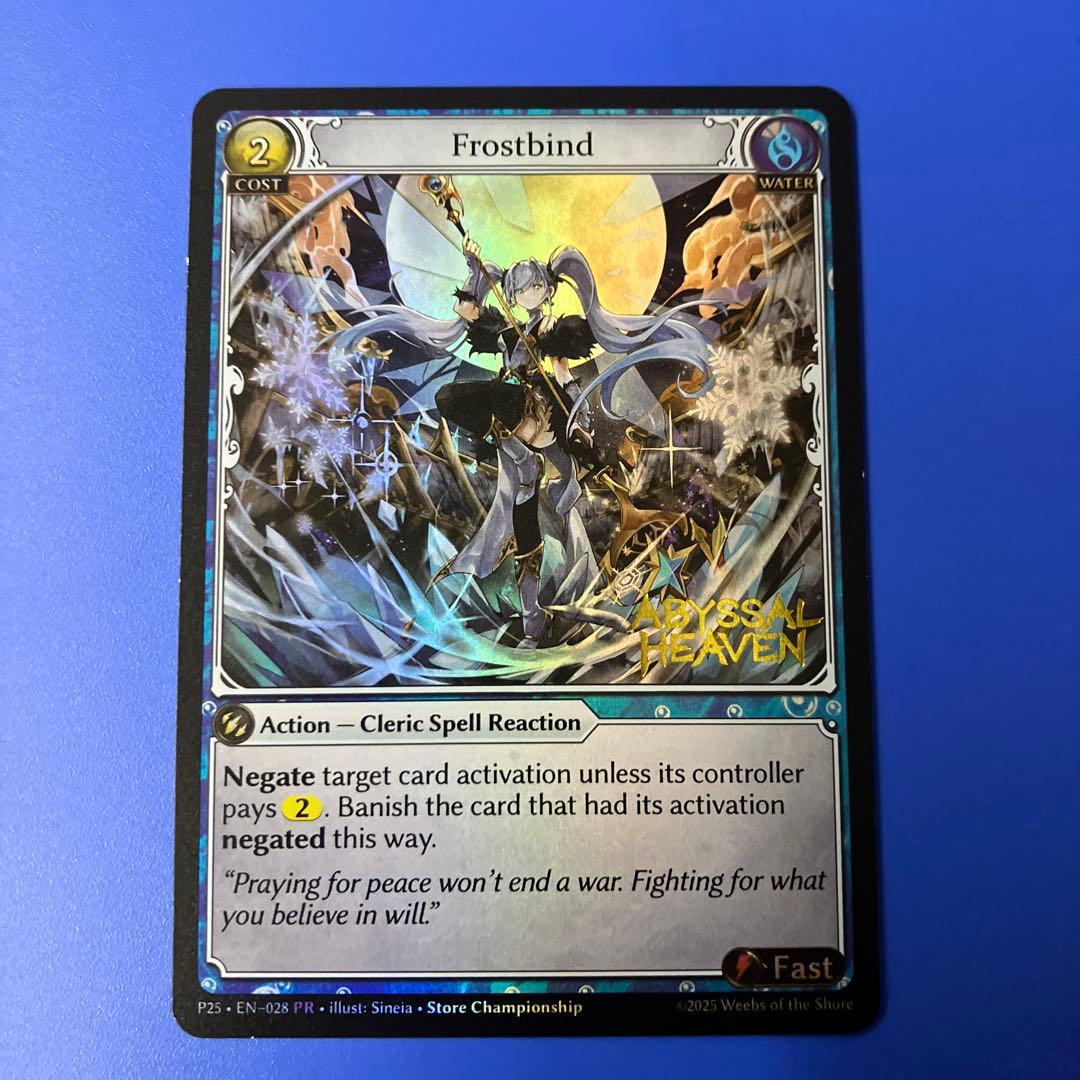 Grand Archive TCG P25 Frostbind Foil ① - メルカリ
