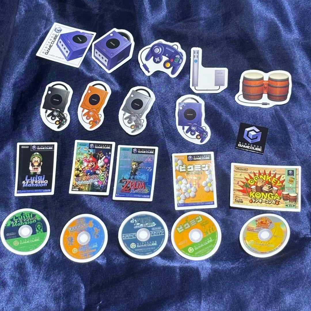 ゲームキューブ ニンテンドーミュージアム 任天堂 ステッカー シール
