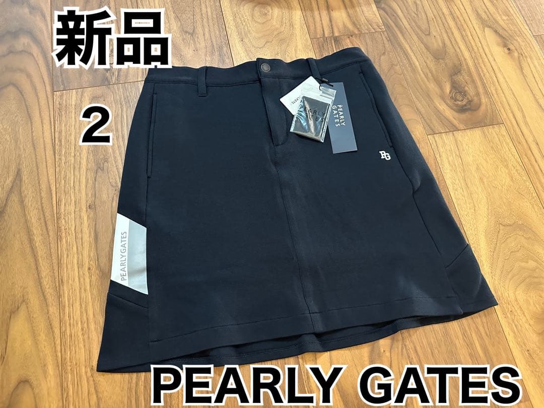 パーリーゲイツ スカート サイズ2 新品タグ付き ネイビー レディース