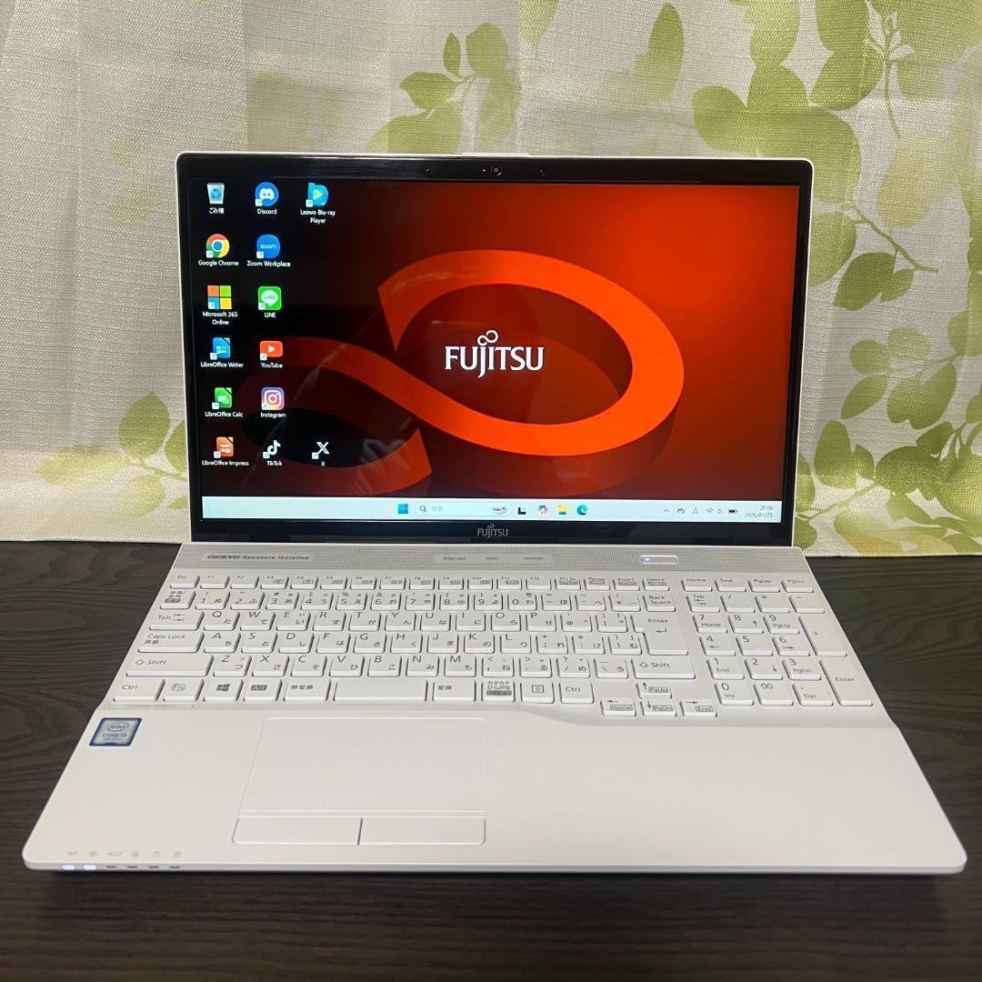 コスパ◎富士通 LIFEBOOK✨SSD240GB☆メモリ8GB☆Core i3 PC next