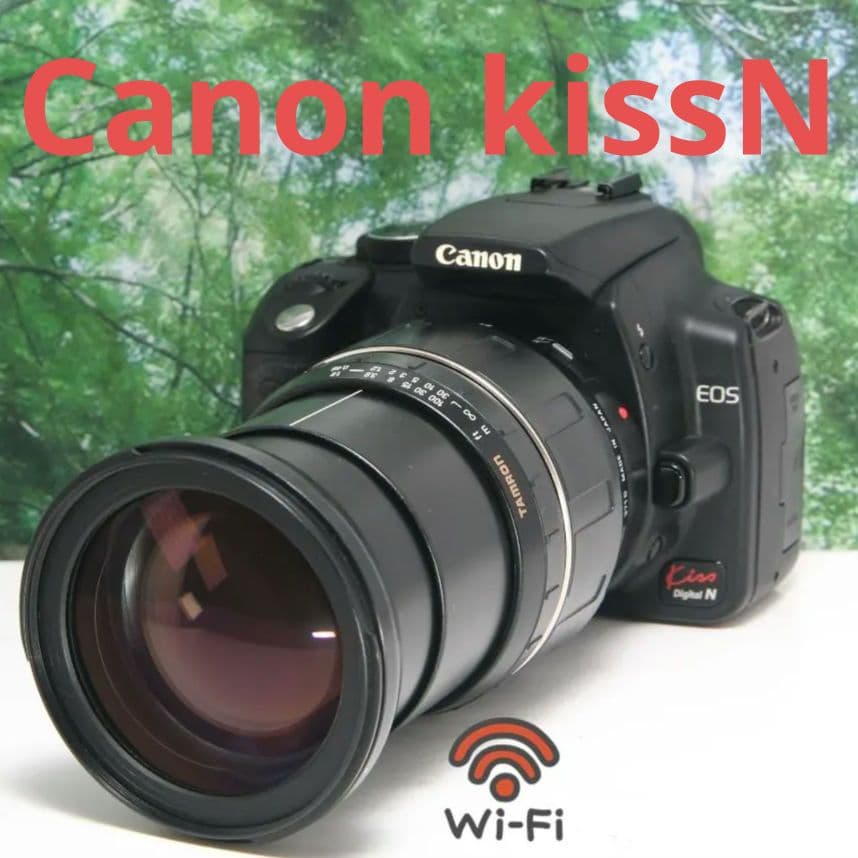 ❤️Canon kissN☆wifiSDでスマホ転送OK♪遠近撮れるレンズ❤️ - メルカリ