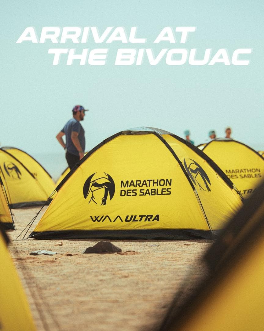 MARATHON DES SABLES ULTRA イエロー テント - メルカリ