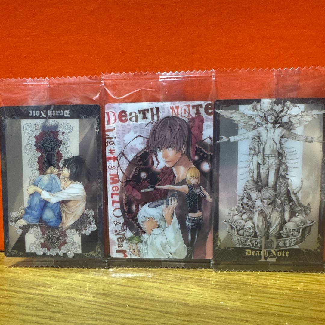 デスノート トレーディングカード 3枚セット L 夜神月 メロ ニア
