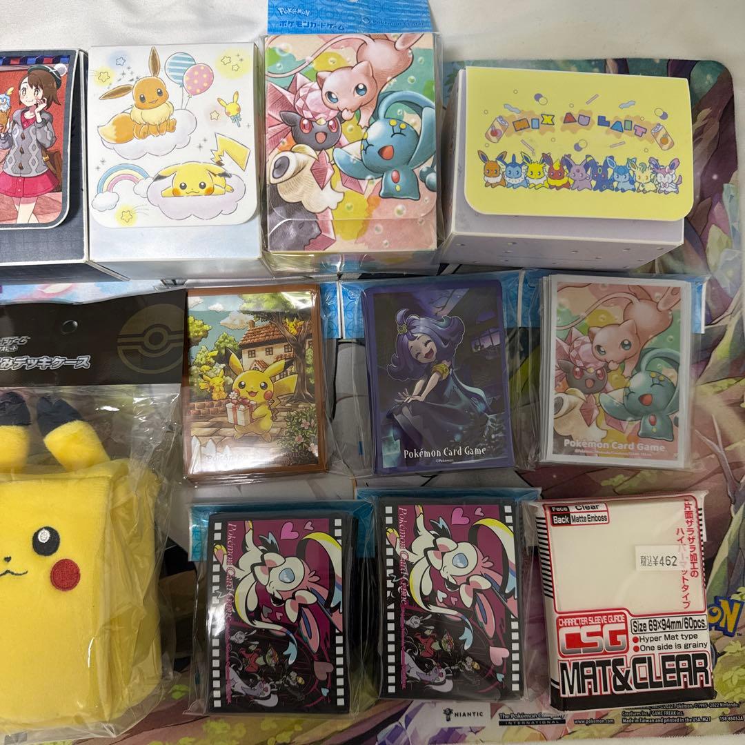 引退品】 ポケモンカードゲーム デッキケース、スリーブ、プレイマット