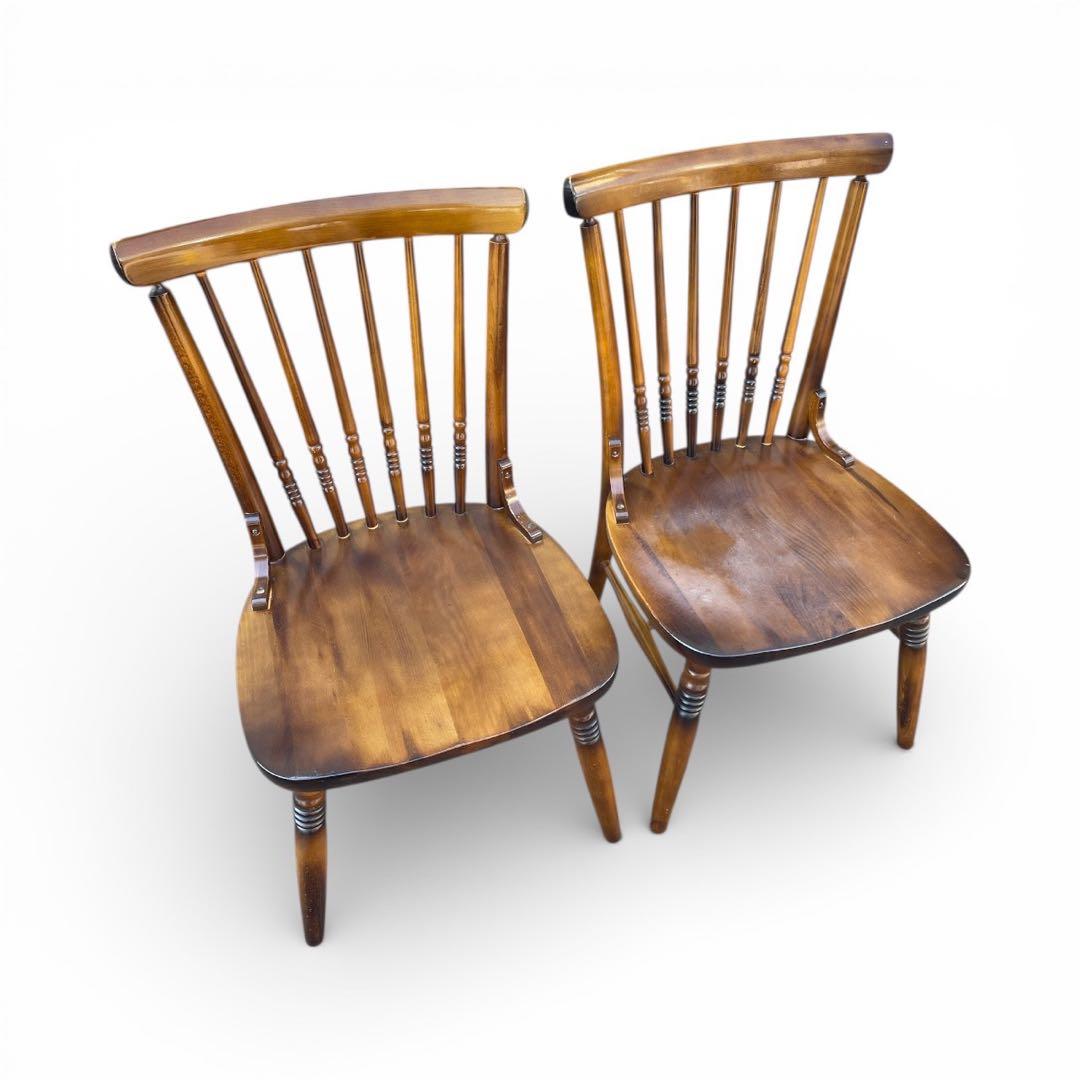 karimoku カリモク ウィンザーチェア ダイニングチェア 2脚セット karimoku(カリモク家具)のウィンザーチェア2脚セットです。ゆったりと