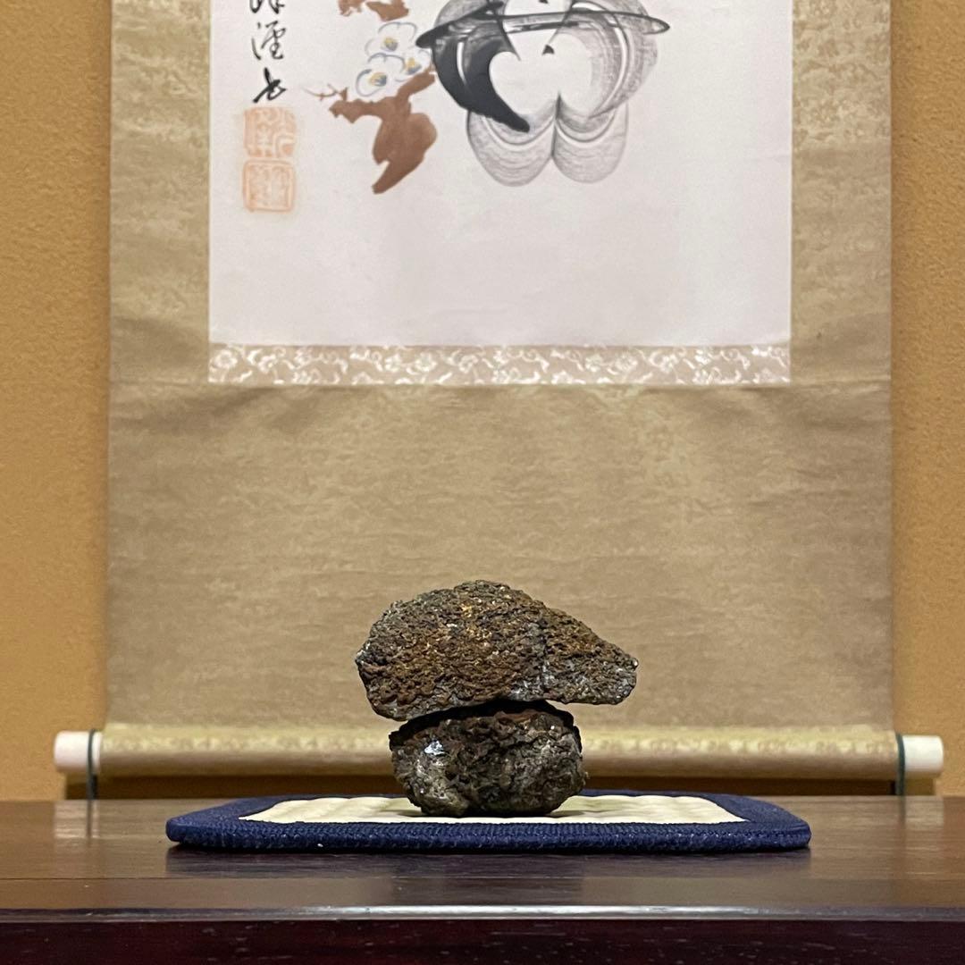 水石 観賞石 オブジェ 和風インテリア 盆栽 苔玉 自然石 アクアリウム