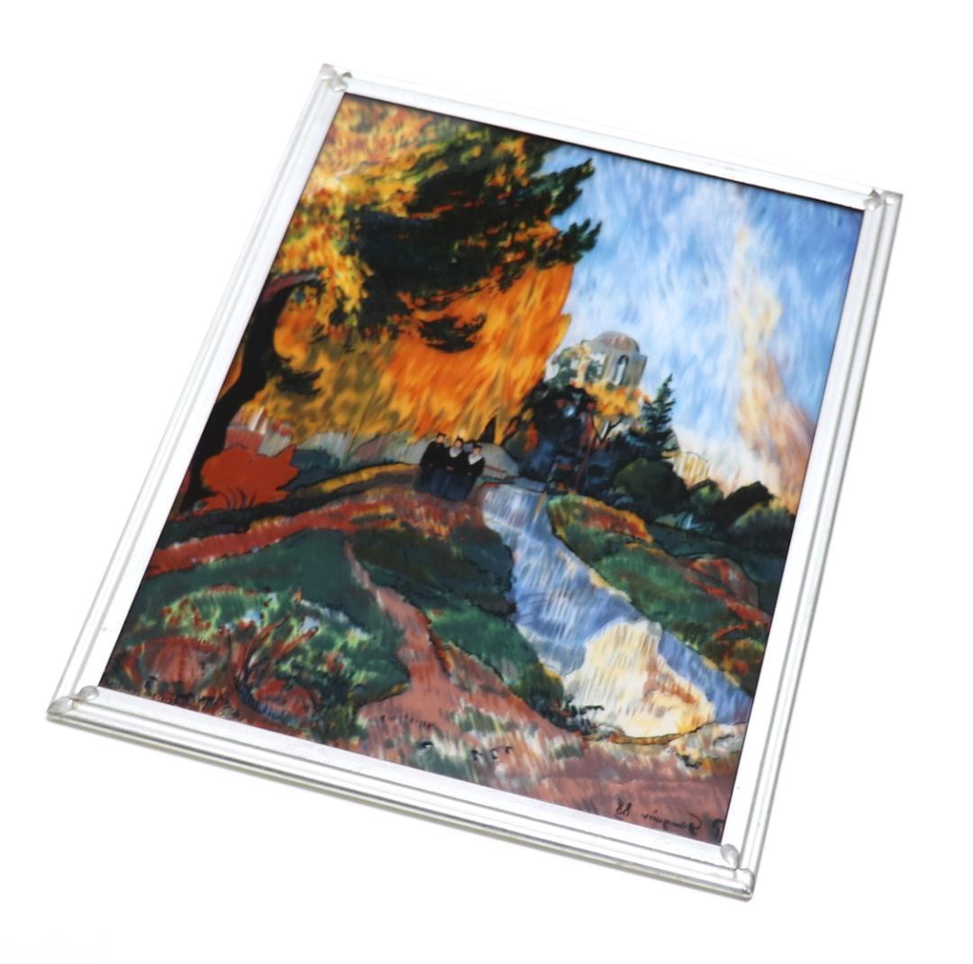 ポール・ゴーギャン ヴィンテージステンドグラス アルルのアリスカン