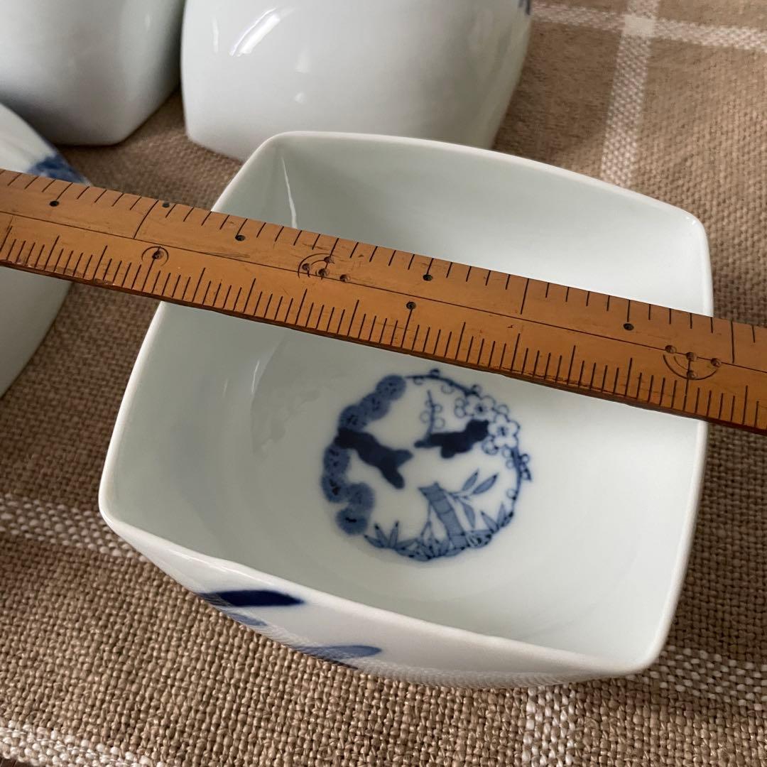 美品】深川製磁 小鉢 4客セット 四季の花 菱形 有田焼 - メルカリ