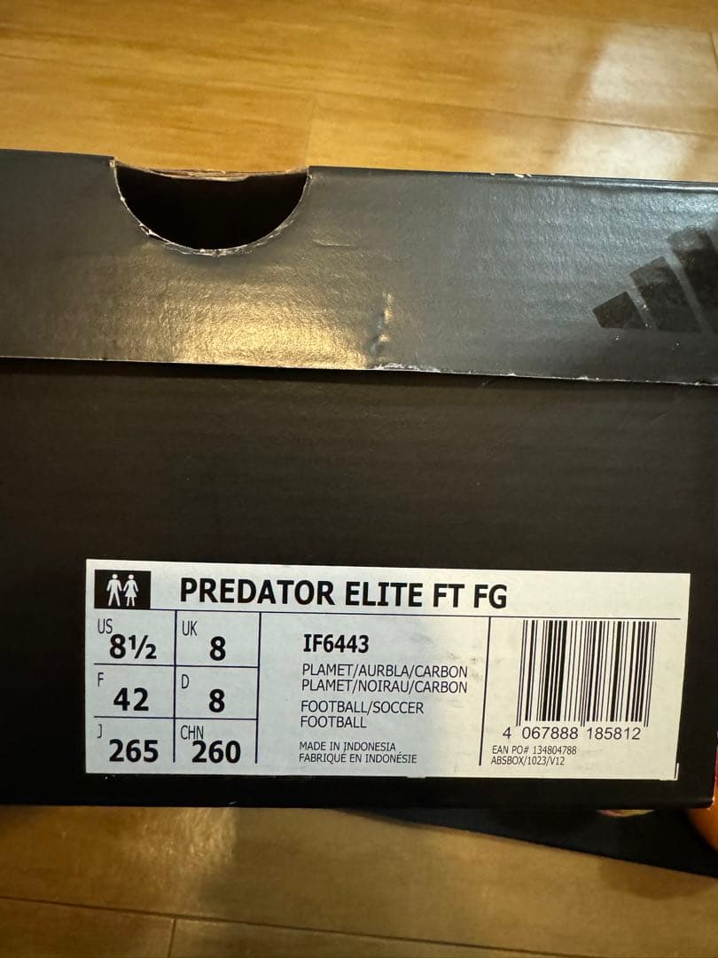 プレデターエリート L FG リミテッドコレクション 26.5cm