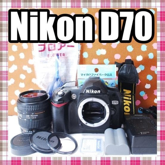 ✨ショット数1071回✨お安くデビュー✨Nikon D70 レンズセット - メルカリ