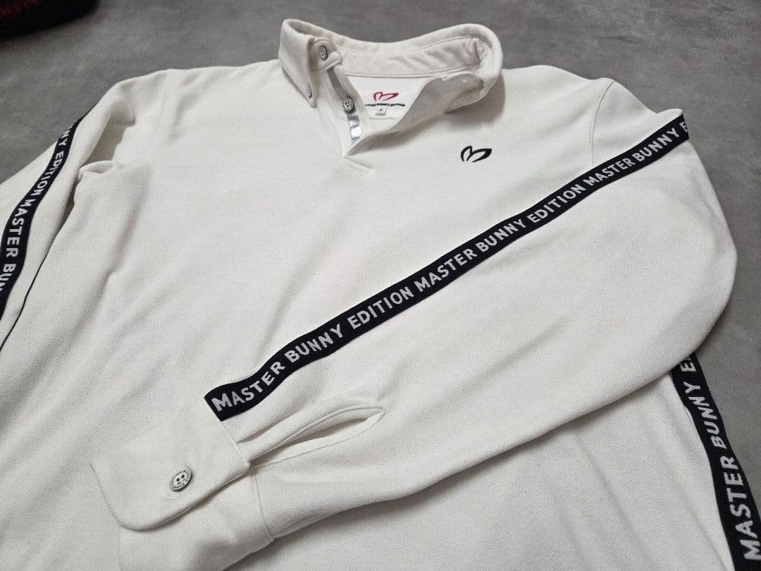 MASTER BUNNY EDITION 長袖ポロシャツ ホワイト - メルカリ