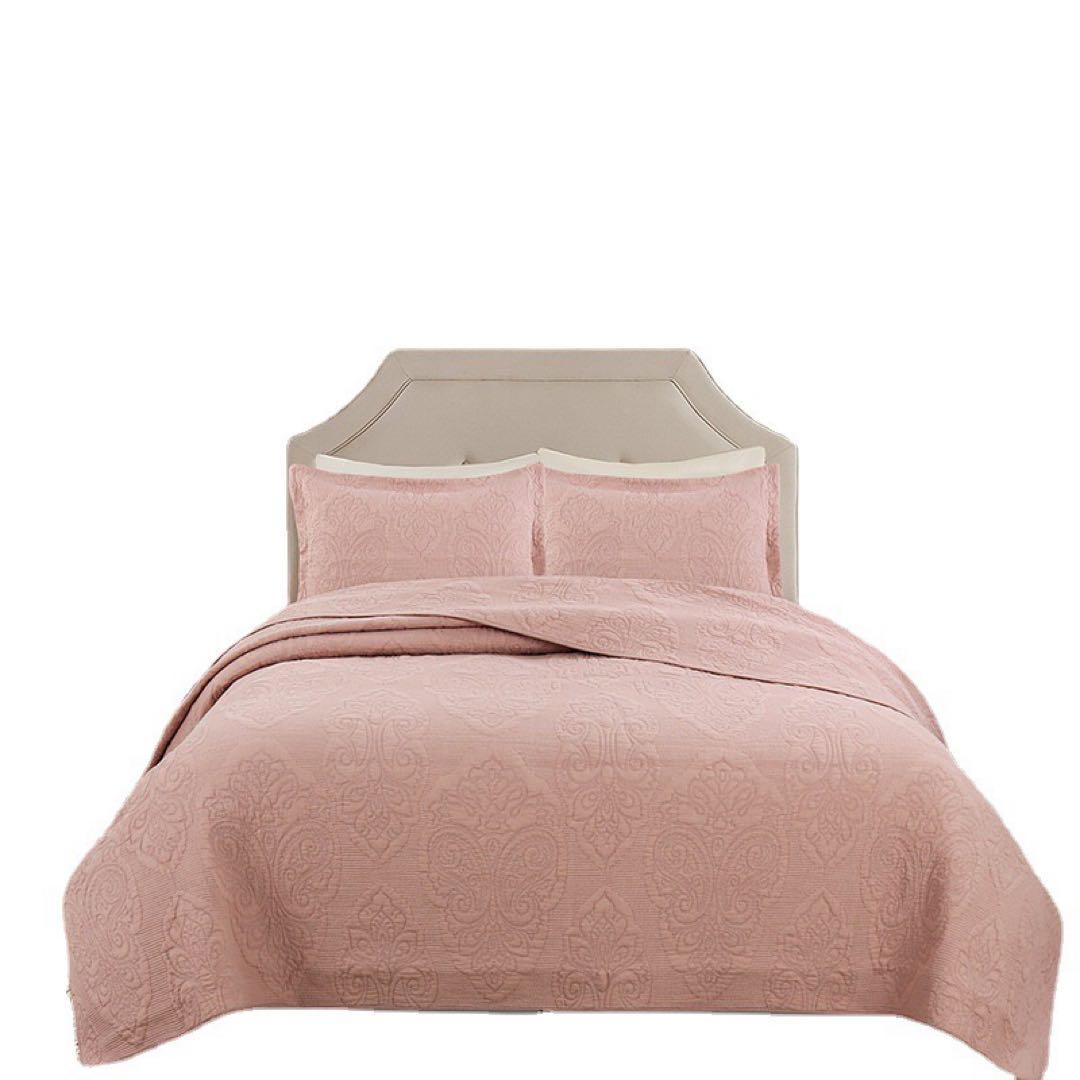 キルトベッドカバー3点セット綿マルチカバー キルティング PSL 楽天市場】ベッドカバー キルト キルティング 綿 3点セット ベッド